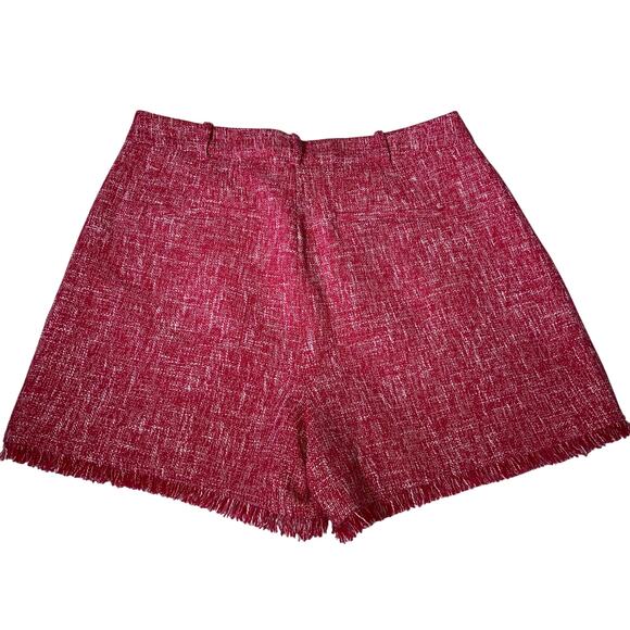 Cinq a Sept High-Waisted Red Classy Shorts(SIZE 10) - Picture 2 of 6